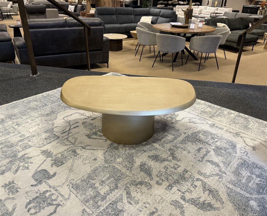 Salontafel organisch Goud Direct/Leverbaar/Enschede E-2270