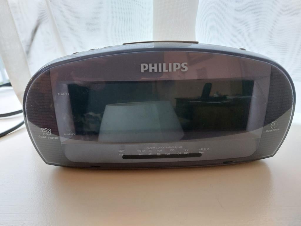 Philips Vintage klokradio/ wekker AJ3540, Ophalen of Verzenden