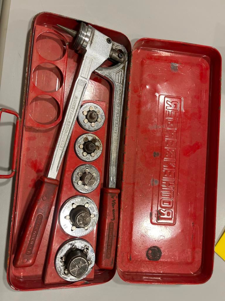 Rothenberger Tromptang Set in Koffer, Ophalen of Verzenden, Gebruikt