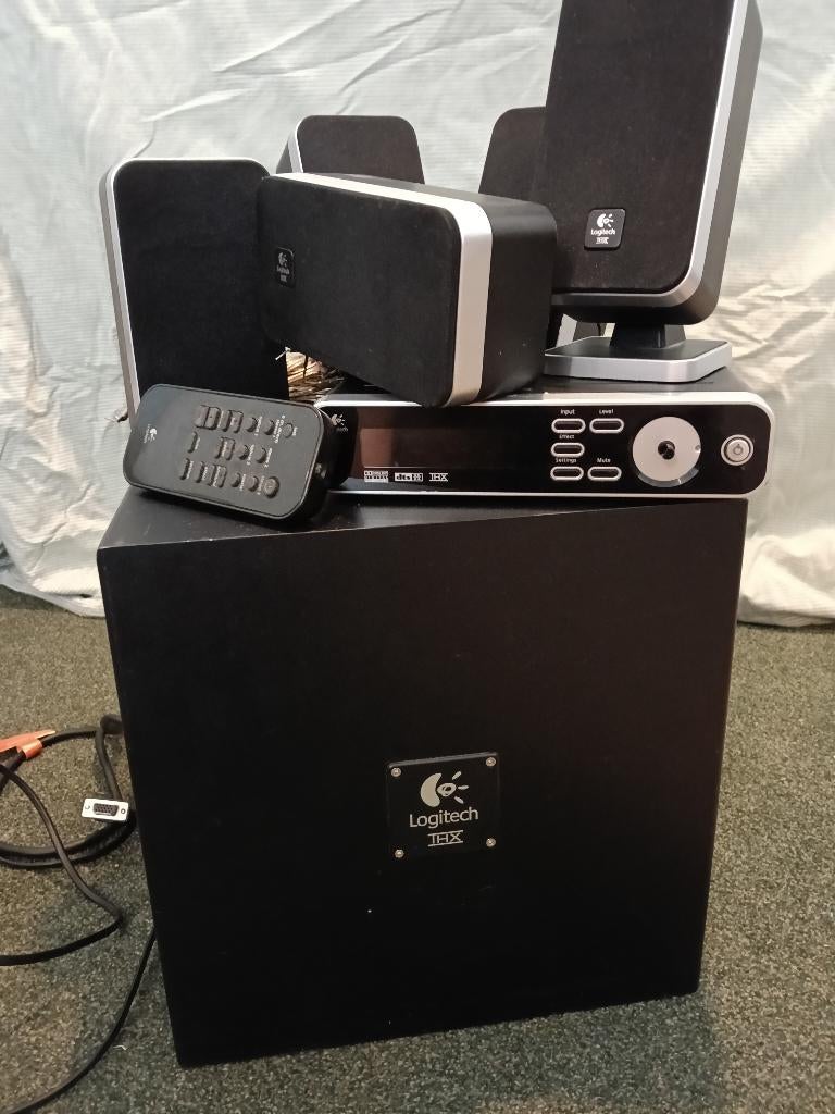 5.1 Logitech Z-5400 THX home system set, Gebruikt, 70 watt of meer, 5.1-systeem, Overige spelers