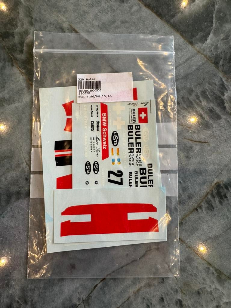 Stickerset BMW Schweiz, Hobby en Vrije tijd, Modelauto's | 1:24, Ophalen of Verzenden, Nieuw, Overige merken