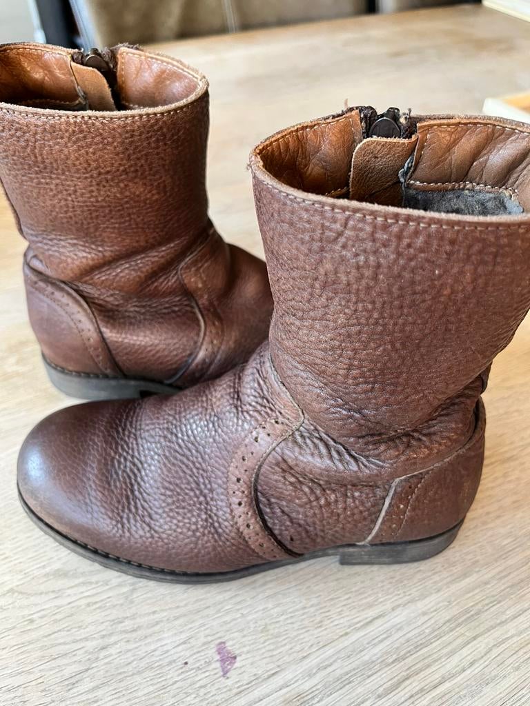 Leren laarzen Bisgaard maat 31, Gebruikt, Jongen of Meisje, Ophalen of Verzenden, Laarzen