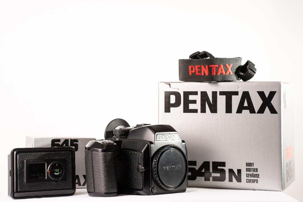 Pentax 645N middenformaat camera – compleet & origineel, Ophalen, Gebruikt, Spiegelreflex, Pentax
