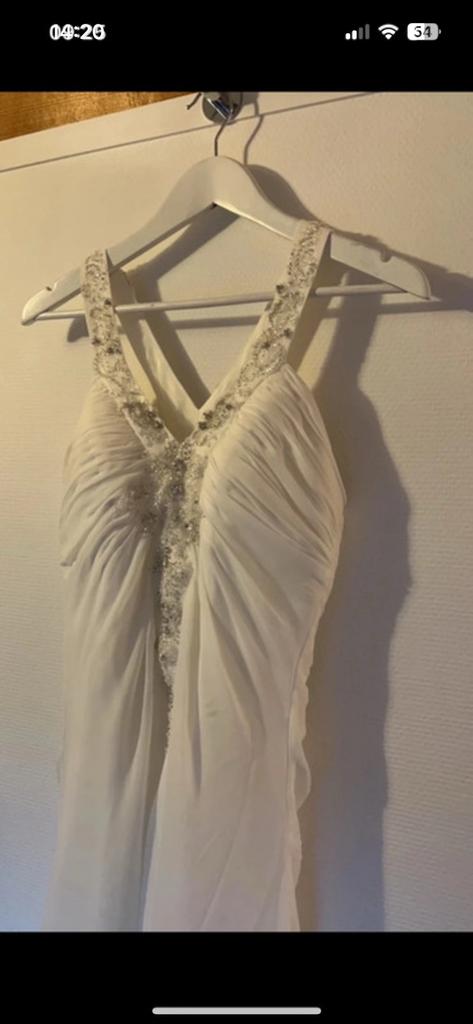 Bruidsjurk carnaval frozen trouwjurk maat M zgan, Ophalen of Verzenden, Zo goed als nieuw, Wit, Trouwjurk