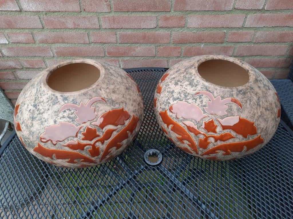 Todo Mundo Holland vazen 2x, Ophalen, Zo goed als nieuw, Overige kleuren, Minder dan 50 cm