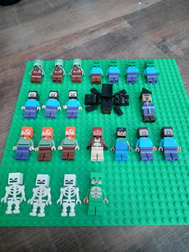veel lego Minecraft figuren, Ophalen of Verzenden, Zo goed als nieuw