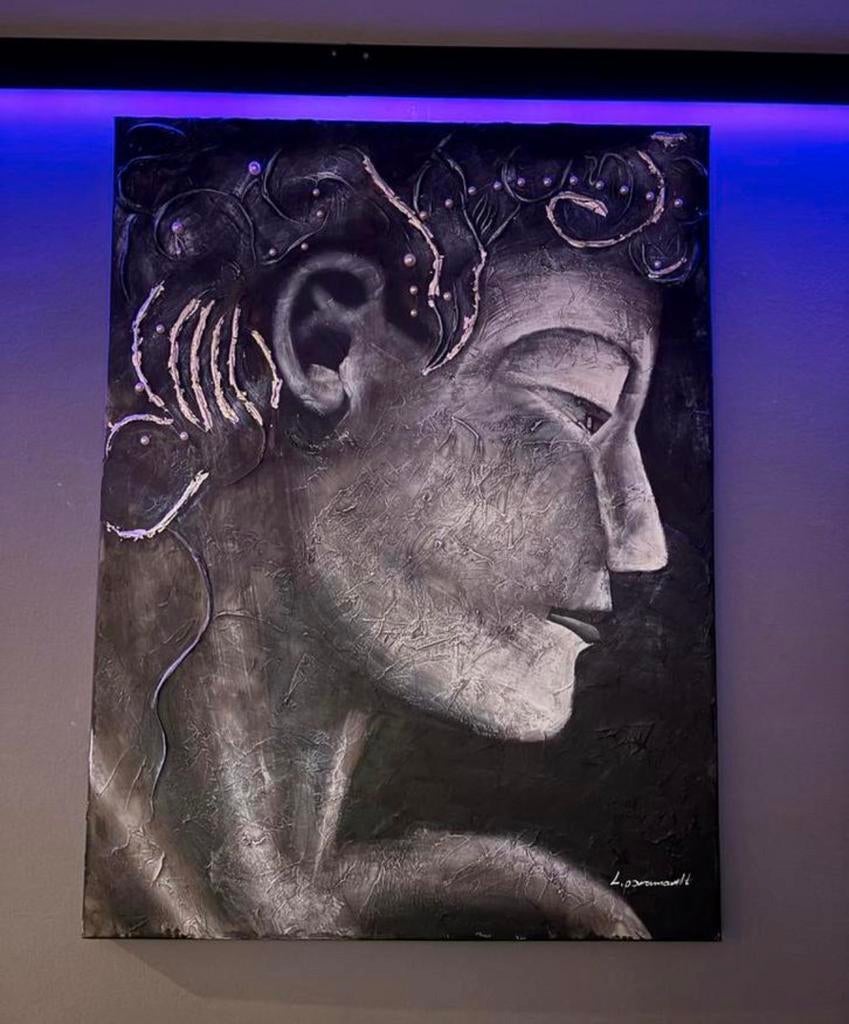 L. Paramount Schilderij gesigneerd, Antiek en Kunst, Kunst | Schilderijen | Modern, Ophalen