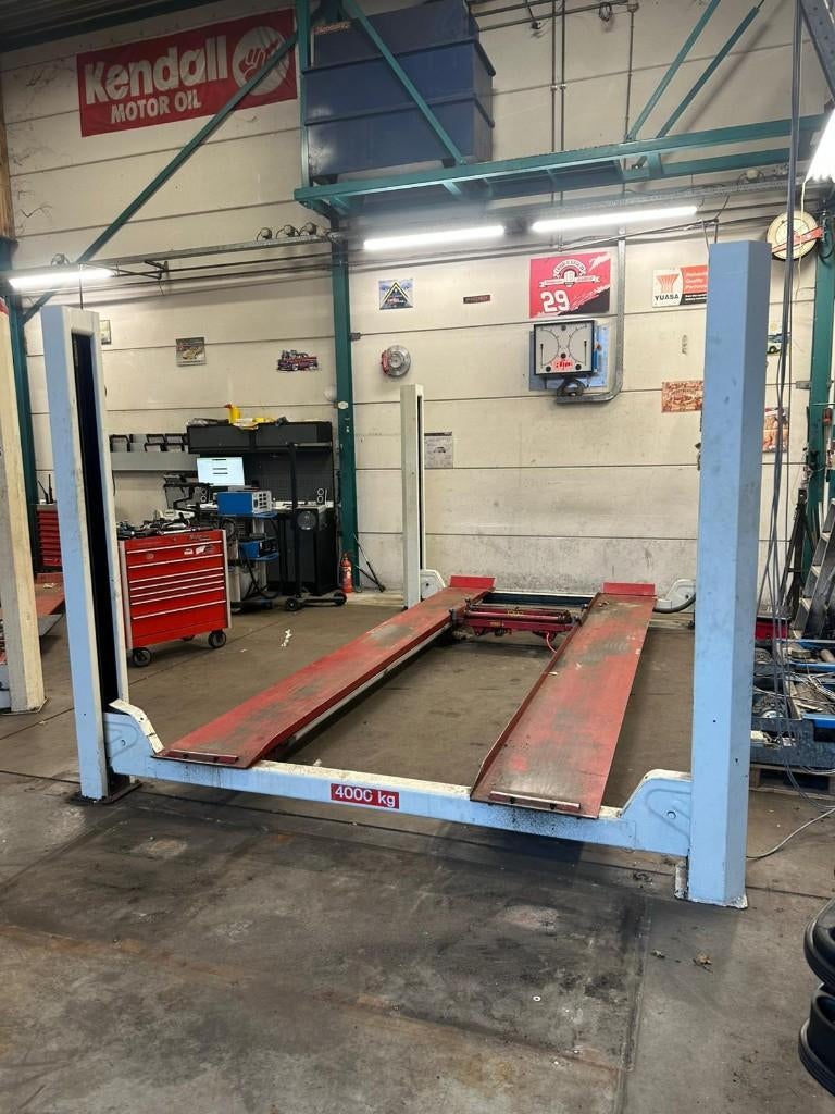 4 koloms hefbrug autobrug Koni KO 4040 VAG 4000Kg APK brug, Ophalen