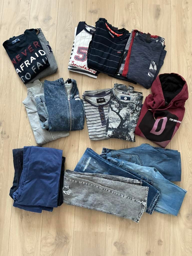 Mooi groot winter kledingpakket jongen in S / draagmaat 176, Ophalen of Verzenden, Zo goed als nieuw, Maat 176