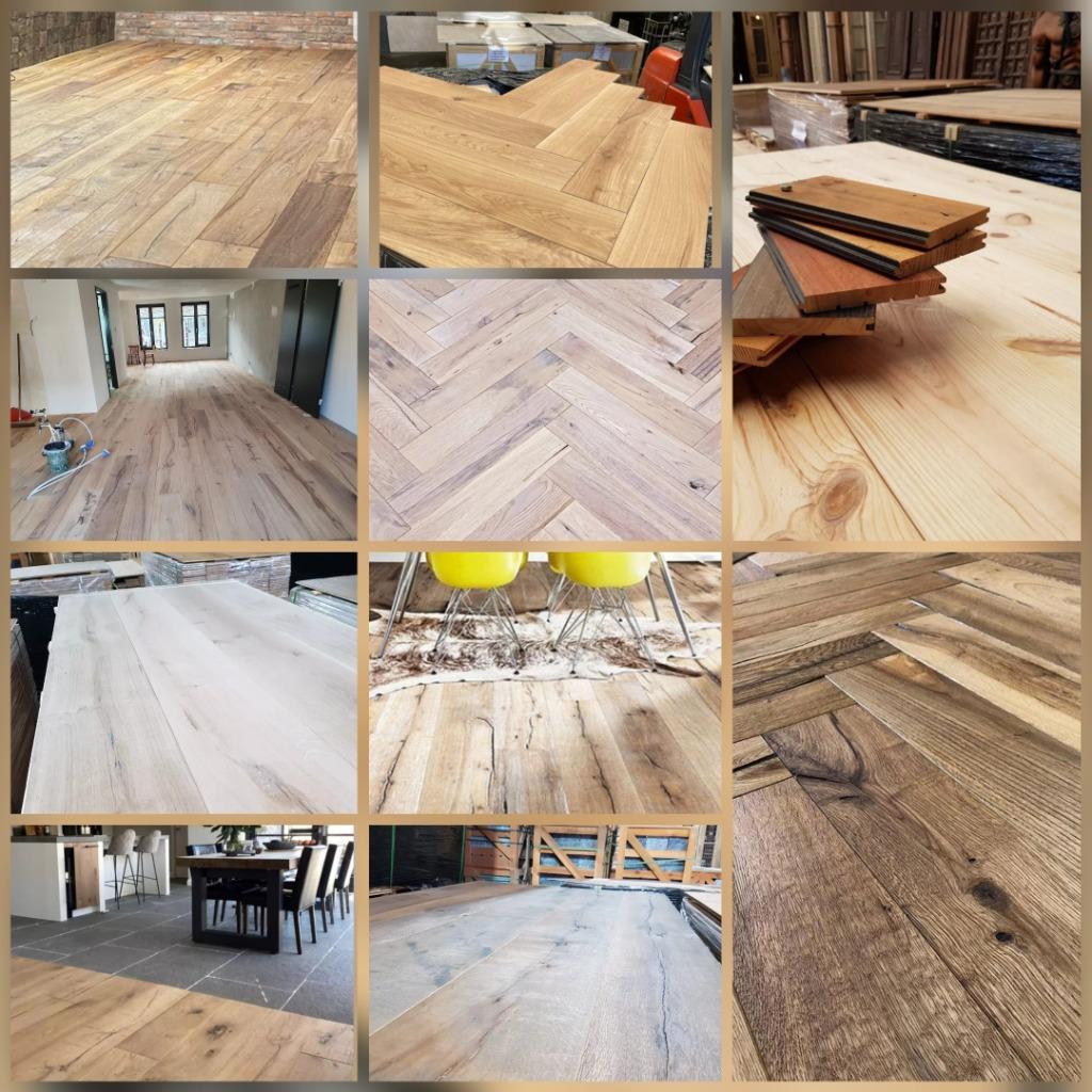 EIKEN VISGRAAT VLOEREN VISGRAATPARKET ECHTE HOUTEN VLOER!