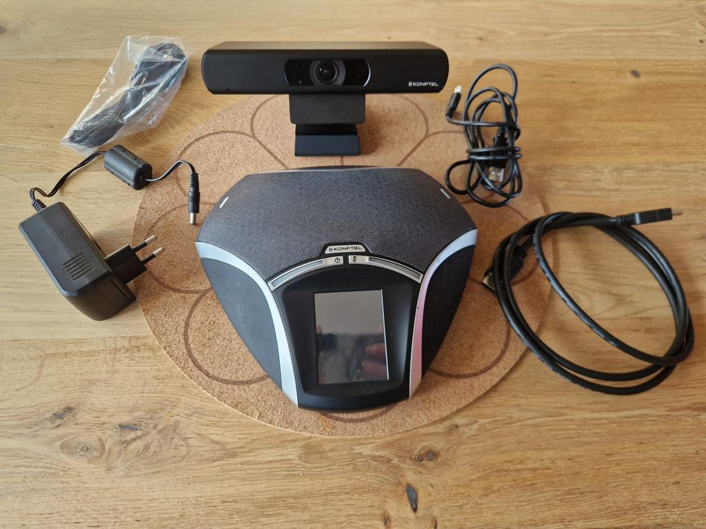 Konftel Conference Speaker & HD Camera - Topconditie!, Ophalen of Verzenden, Zo goed als nieuw, ChromeOS, Microfoon