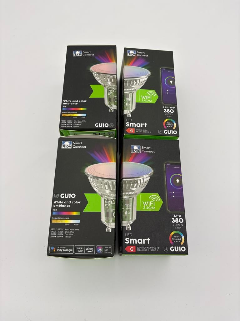 Slimme LED Lamp GU10 - Nieuw in Verpakking, Led-lamp, Minder dan 30 watt, Soft of Flame, Nieuw
