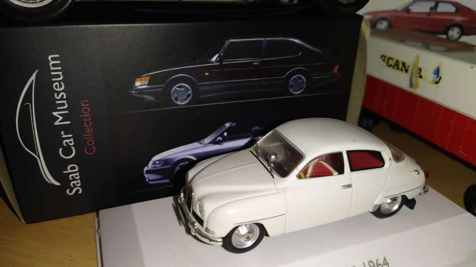 SAAB 96, schaal 1:43, CORGI en DINKY TOYS, Hobby en Vrije tijd, Modelauto's | 1:43, Ophalen of Verzenden, Zo goed als nieuw, Auto