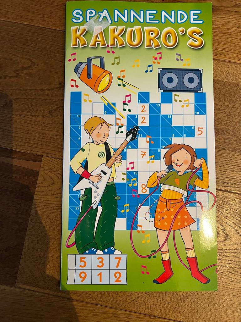 Spannende Kakuro's - Puzzelboek, Ophalen of Verzenden, Zo goed als nieuw, Puzzelboek