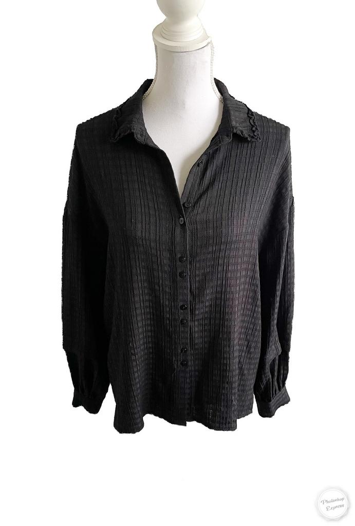 Mooie blouse van Pom Amsterdam 38, Maat 38/40 (M), Zwart, Pom Amsterdam B.V., Ophalen of Verzenden