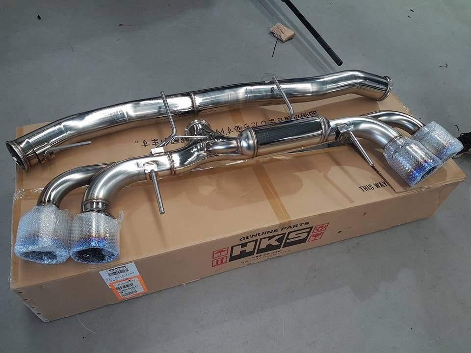 HKS Racing Muffler Catback uitlaatsysteem - Nissan R35 GTR, Ophalen of Verzenden