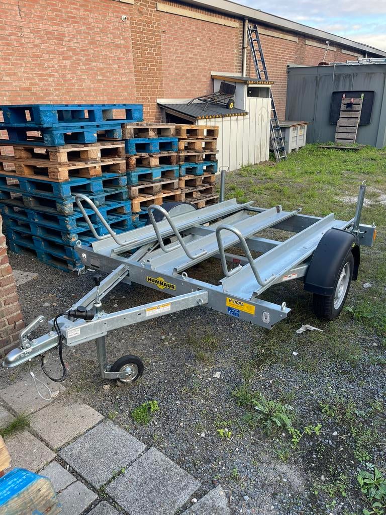 Te Huur️ Humbauer 750kg motor aanhangwagen, Diensten en Vakmensen, Verhuur | Auto en Motor, Aanhangwagen