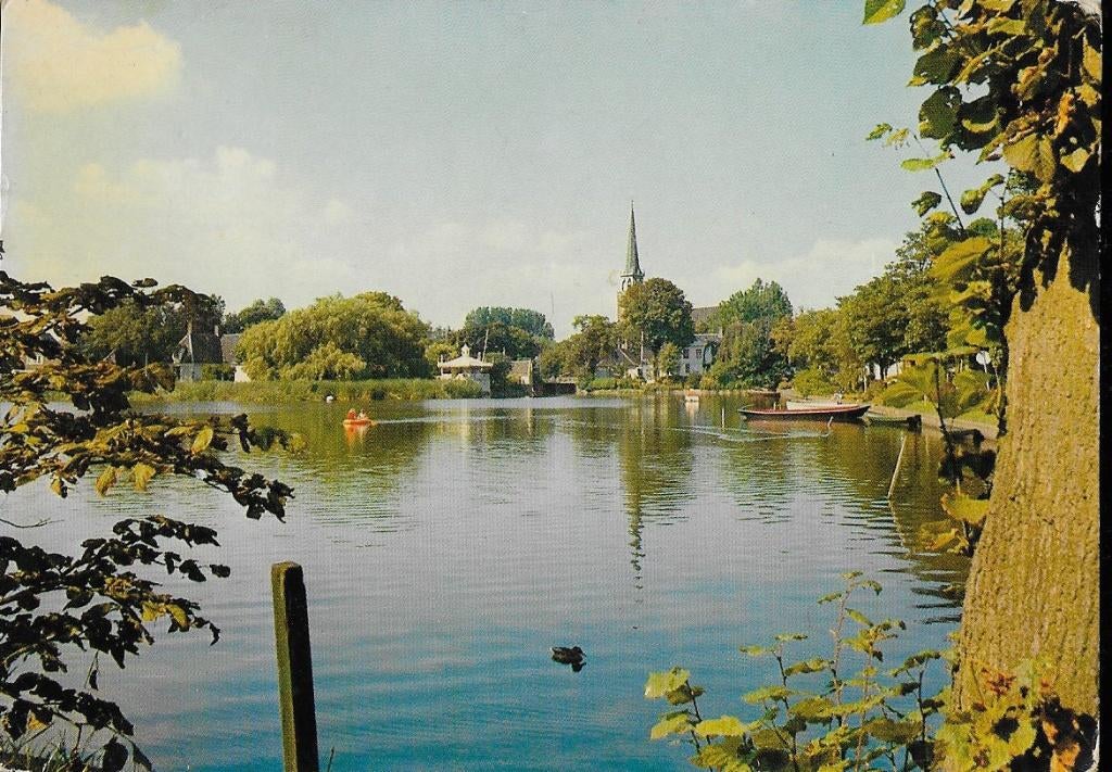 Broek in waterland havenrak gelopen ansichtkaart ( a561), Ophalen of Verzenden, 1960 tot 1980, Gelopen, Noord-Holland