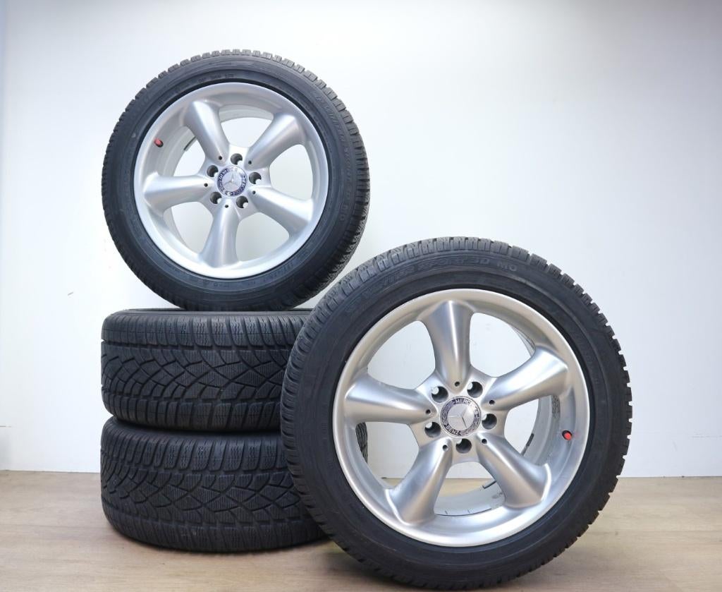 Mercedes SL R230 velgen 17 inch origineel 5x112, Gebruikt, Banden en Velgen, 17 inch, Nvt