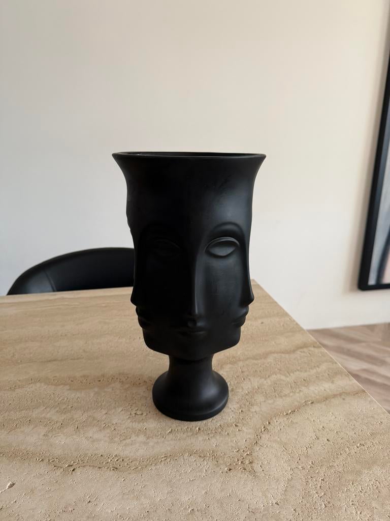 Jonathan adler vaas nieuw!, Ophalen, Zwart, Aardewerk of Porselein, Nieuw