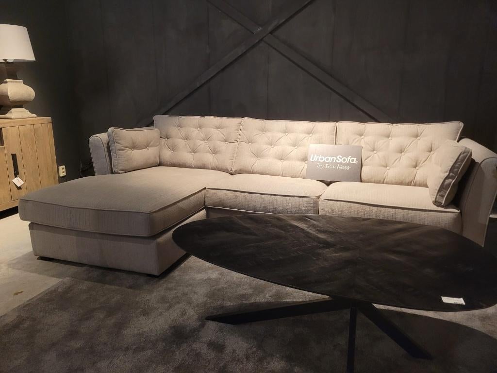 loungebank Fiore UrbanSofa - Showroommodel, Huis en Inrichting, 250 tot 300 cm, Hoekbank, Nieuw, Ophalen of Verzenden