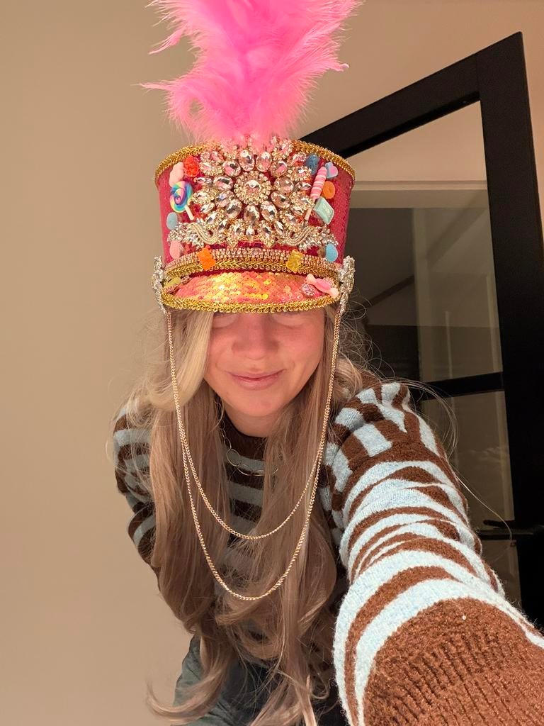 Vastelaovend/Carnaval fanfare hoed, Ophalen of Verzenden, Zo goed als nieuw, Carnaval