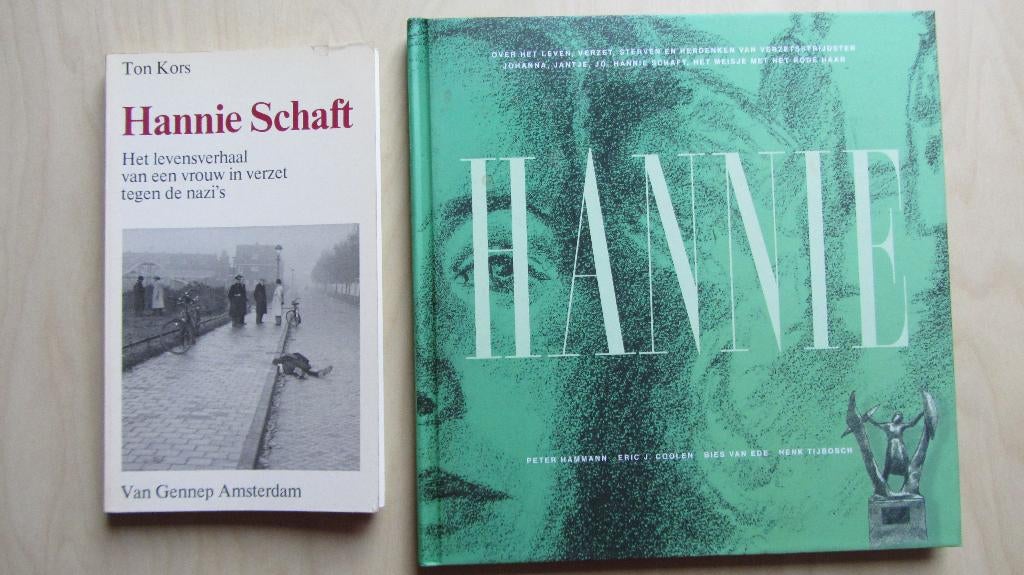 Hannie Schaft   2 boeken  Verzetstrijdster, Ophalen of Verzenden, Tweede Wereldoorlog, Gelezen, Overige onderwerpen