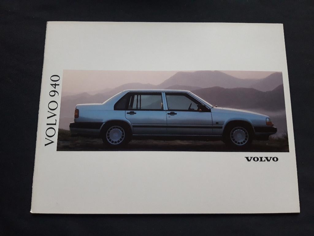 folder Volvo 940 1991 Nederlands ( B230FB), Ophalen of Verzenden, Zo goed als nieuw, Volvo