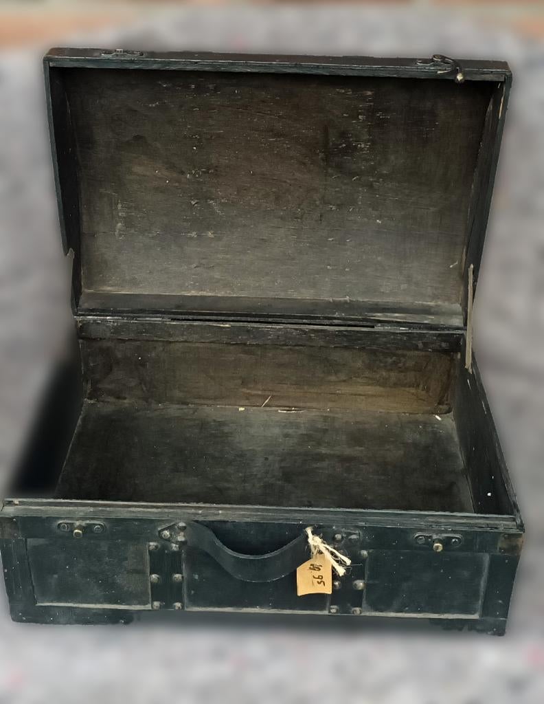 Houten koffertje [hutkoffertje], Sieraden, Tassen en Uiterlijk, Koffers, Overige materialen, Gebruikt, Minder dan 50 cm, Ophalen of Verzenden