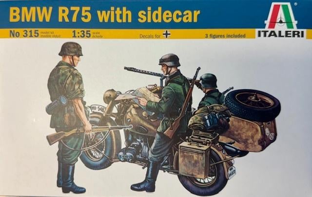 Coelianmodels, Italeri, 0315, BMW R-75, 1/35, € 12,99, Tank, Italeri, 1:32 tot 1:50, Nieuw