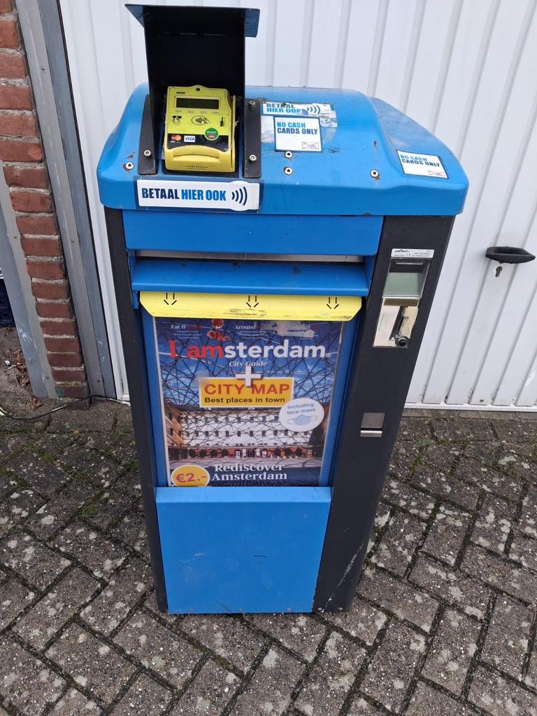 Krantenautomaat / Vending Machine - Nayax, Ophalen