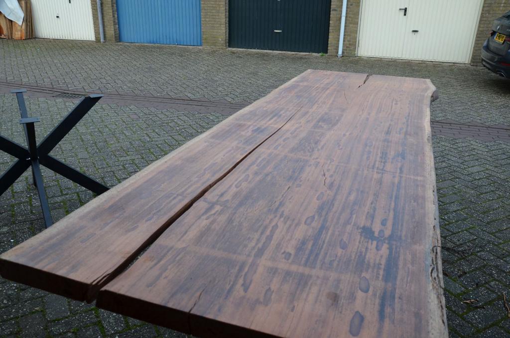 4 hardhouten tafelbladen, Huis en Inrichting, Tafels | Eettafels, Info@schipperhout.com, Schipper hout en materialen, Nieuw, 200 cm of meer