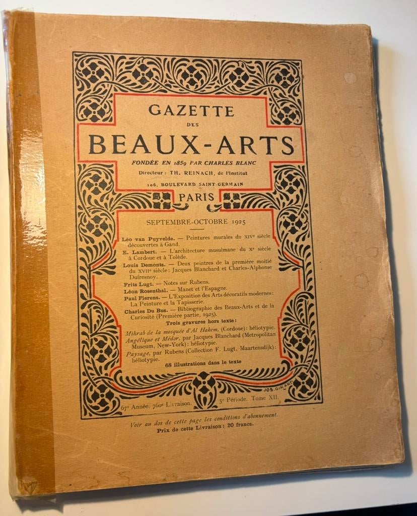 Beaux Arts Magazine 1925, Ophalen of Verzenden, Gelezen, Catalogus