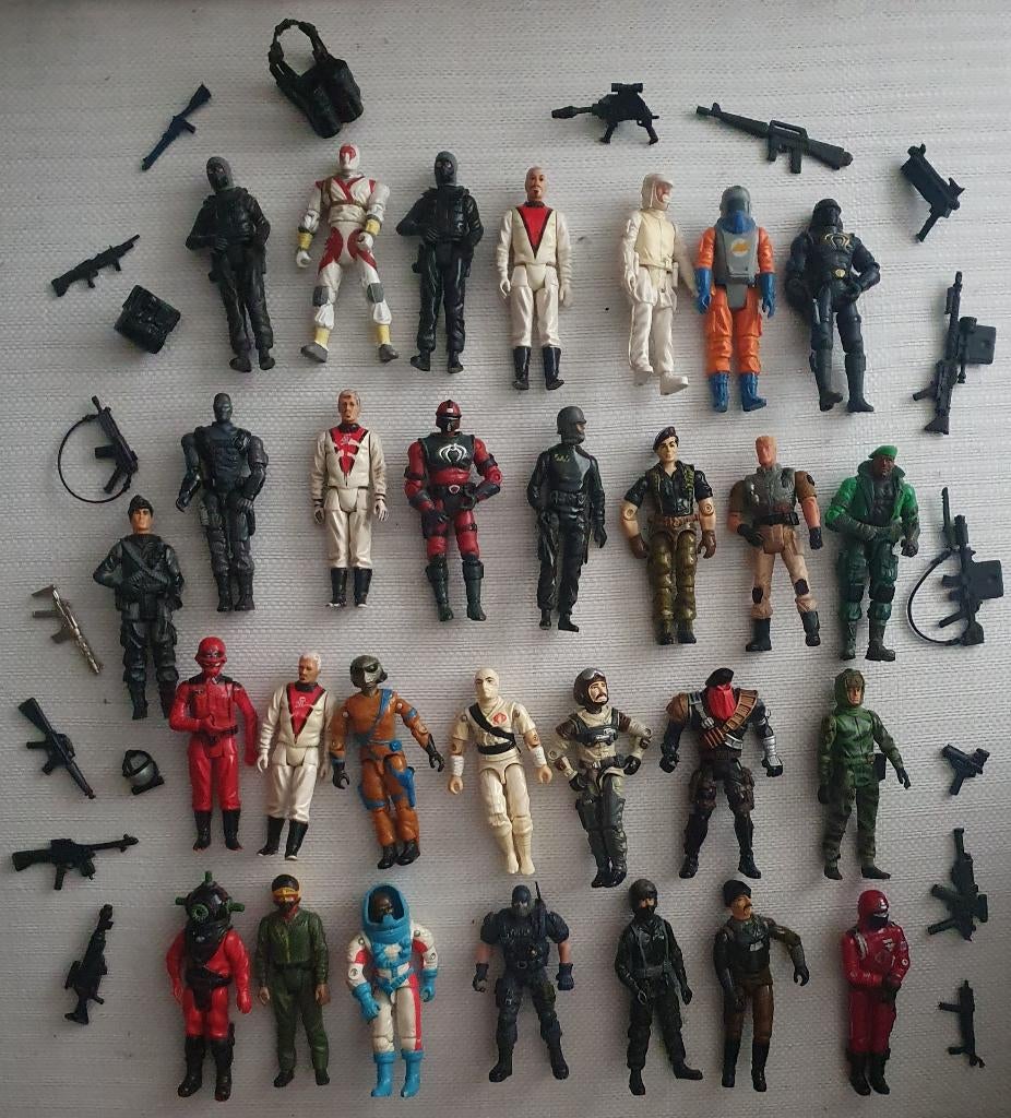 GI Joe The Corps Lanard Action Force poppetjes accessoires, Ophalen, Zo goed als nieuw