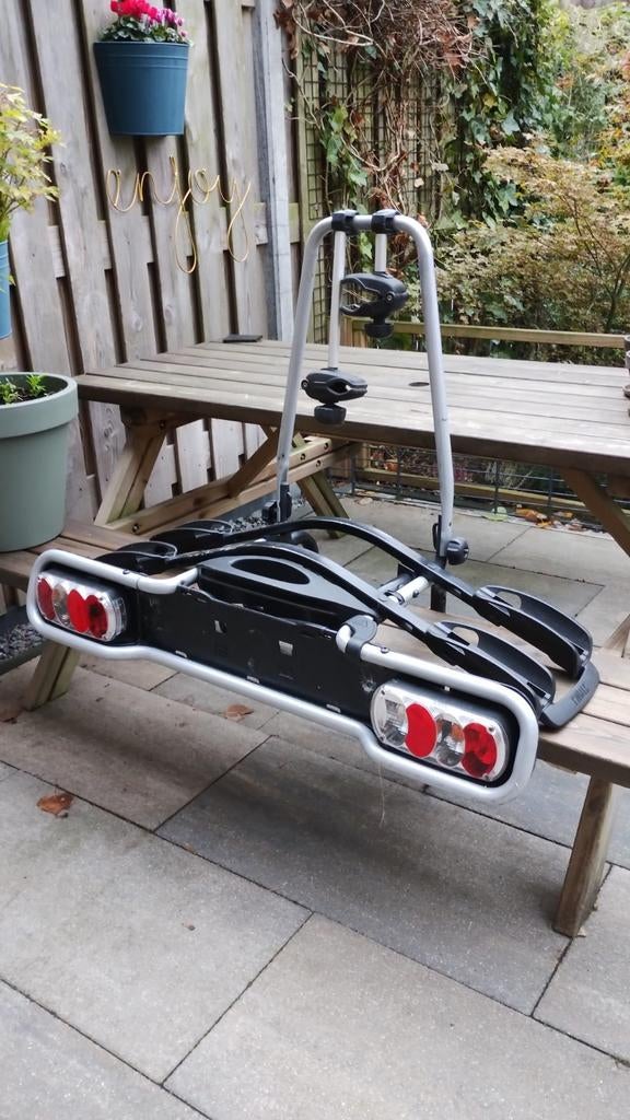 Thule euroclick fietsendrager voor afneembare trekhaak, Ophalen, 2 fietsen, Gebruikt, Trekhaakdrager