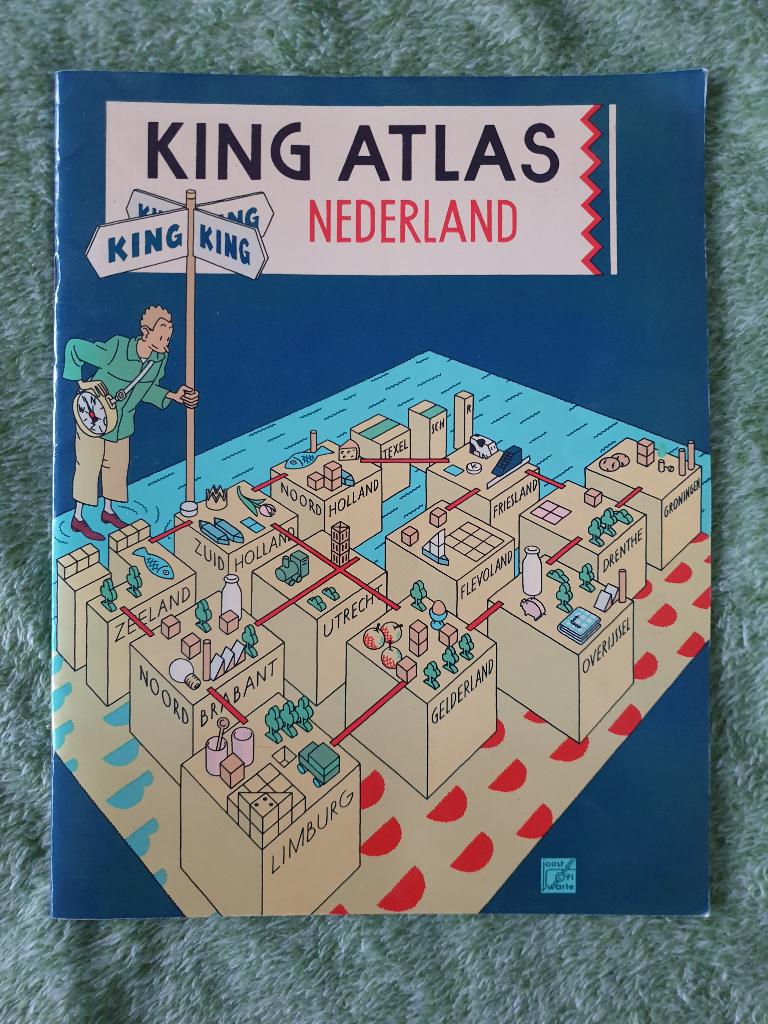King Atlas Nederland 1991, Boeken, Atlassen en Landkaarten, Overige atlassen, Ophalen of Verzenden, Zo goed als nieuw, 1800 tot 2000