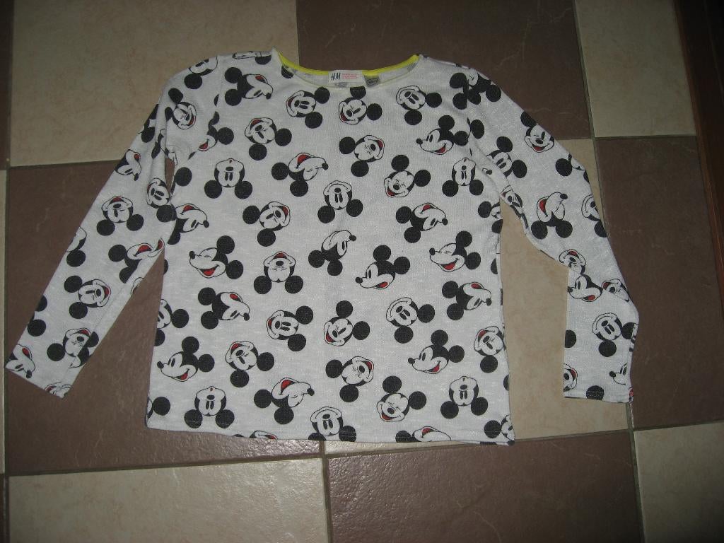 leuke Disney Mickey Mouse trui, mt 152/ 158, Verzenden, Zo goed als nieuw, Jongen of Meisje, Trui of Vest
