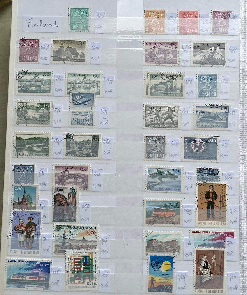 Kaveltje postzegels Finland, Postzegels en Munten, Postzegels | Volle albums en Verzamelingen, Ophalen of Verzenden, Buitenland