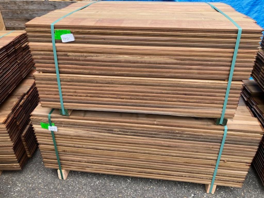 hardhouten vlonderplanken ,Ipé buitenparket met clipsysteem, Doe-het-zelf en Verbouw, Hout en Planken, Ophalen, 25 tot 50 mm, Nieuw