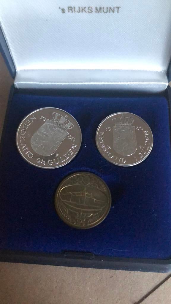 Munt set  rijksdaalder en gulden, Ophalen, Koningin Beatrix, 2½ gulden, Setje