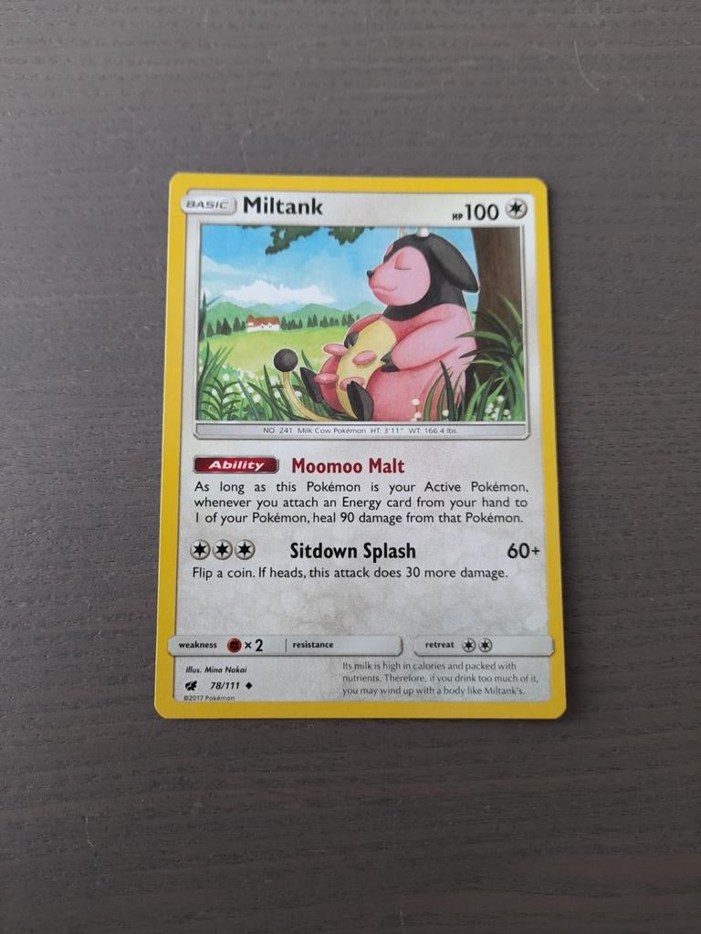 Crimson invasion 78/111 miltank, Ophalen of Verzenden, Zo goed als nieuw, Losse kaart