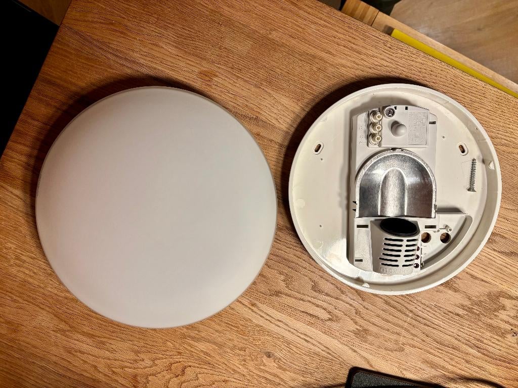 STEINEL Plafonniere met sensor RS 16 L S wit, Ophalen, Zo goed als nieuw, Glas, Hallway, staircase, lamp with sensor