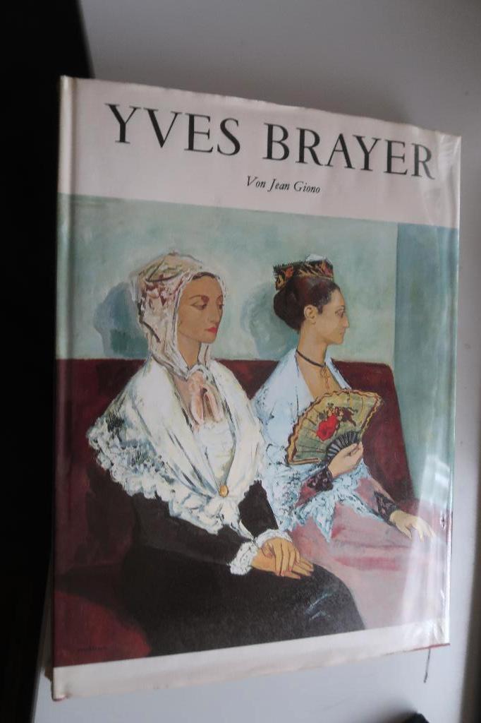Yves brayer von Jean Giono 1966,met losse aquarellen, Ophalen of Verzenden, Gelezen, Jean Giono