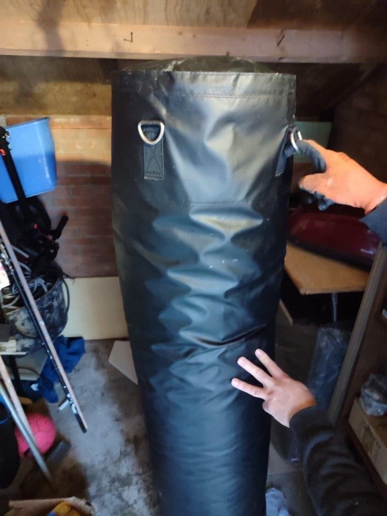 Enorme Bokszak 45 Kg, Sport en Fitness, Vechtsporten en Zelfverdediging, Ophalen, Gebruikt, Overige, Maat XS of kleiner