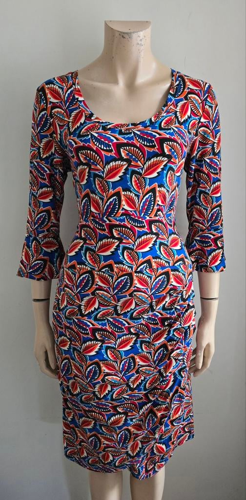 blauw rood oranje jurk BAKERY LADIES maat M, Maat 38/40 (M), Overige kleuren, Ophalen of Verzenden, Zo goed als nieuw