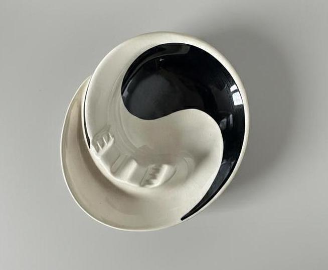 Flora Gouda Holland handpainted asbak, helemaal gaaf, Ophalen of Verzenden