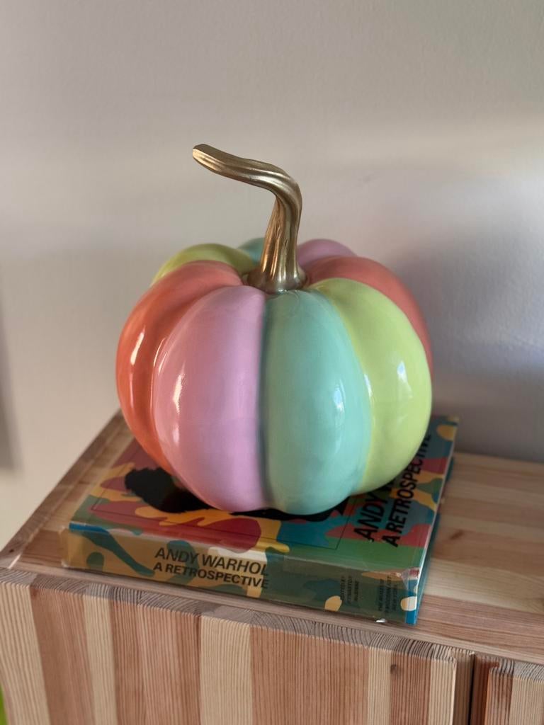 Decoratie pompoen groot, Ophalen