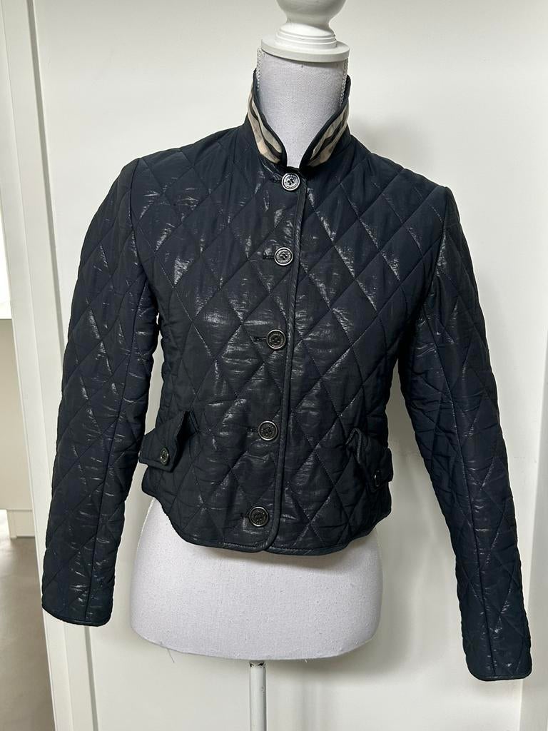 Burberry quilted jasje jas maat 158 XXS., Kinderen en Baby's, Ophalen of Verzenden, Zo goed als nieuw, Meisje, Jas