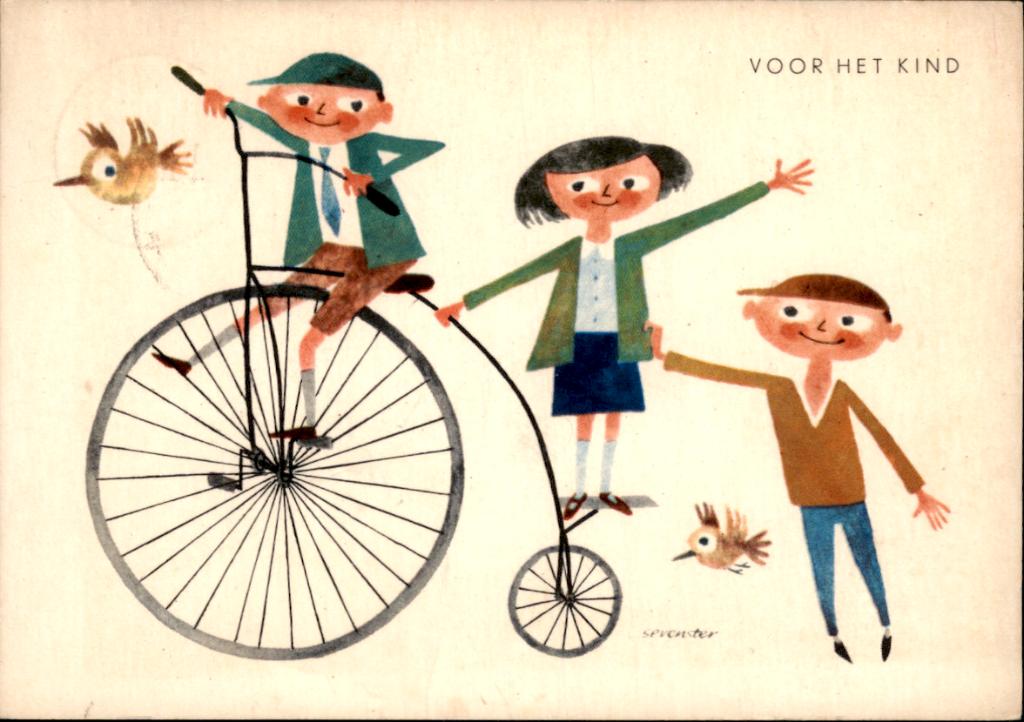 Voor het kind, Fiets, A Sevenster 1962, Ophalen of Verzenden, 1960 tot 1980, Gelopen, Kinderen