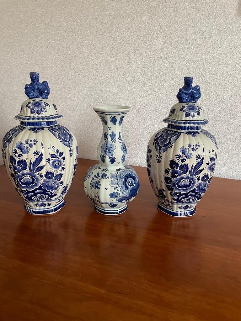 Delfts blauw kaststel, Ophalen